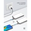 10,000 mAh LDNIO Stainless Steel Power Bank PQ1017 - Image 4